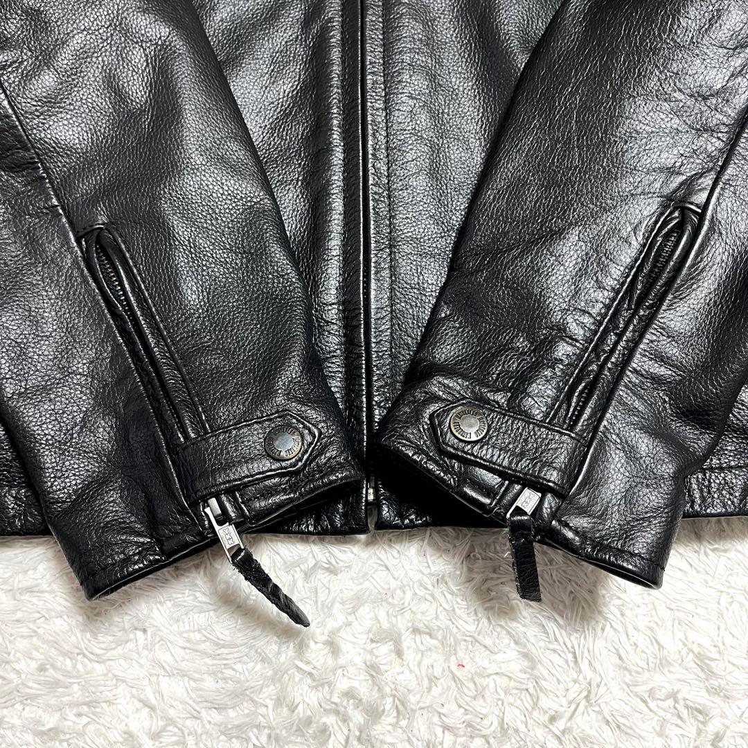 ✨美品✨希少サイズ MOTOR HEAD レザージャケット 3Lサイズ 水牛革