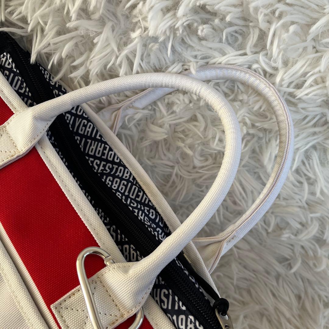 パーリーゲイツ PEARLYGATES カートバッグ トリコロール赤白黒