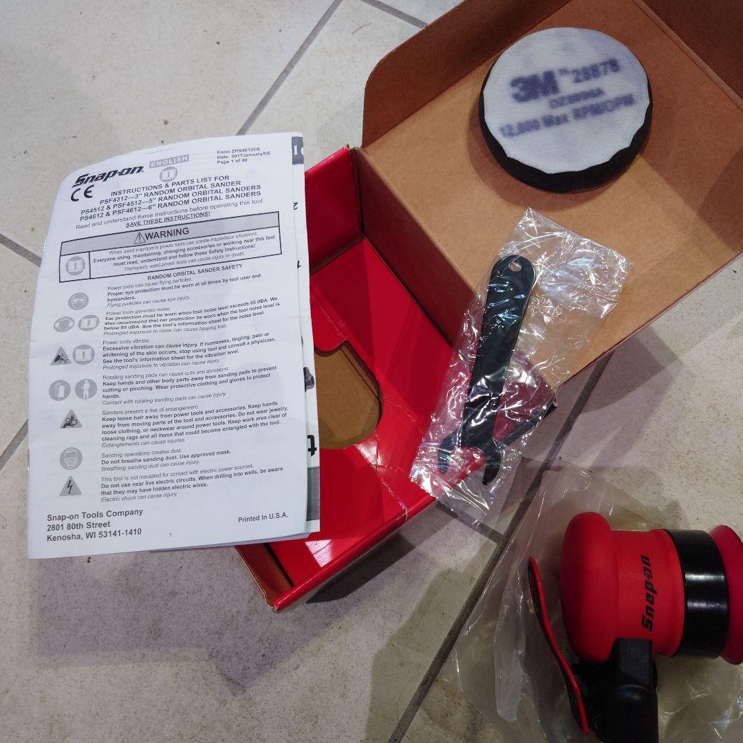 スナップオン　Snap-on 低振動 オービタル サンダー 3インチ