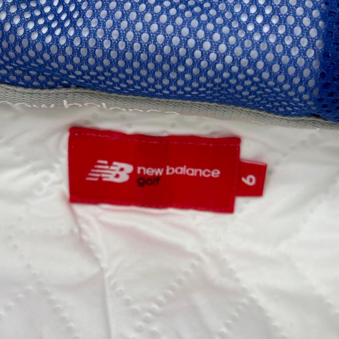 美品　New Balance ゴルフジャケット ホワイト　キルティング　冬ゴルフ