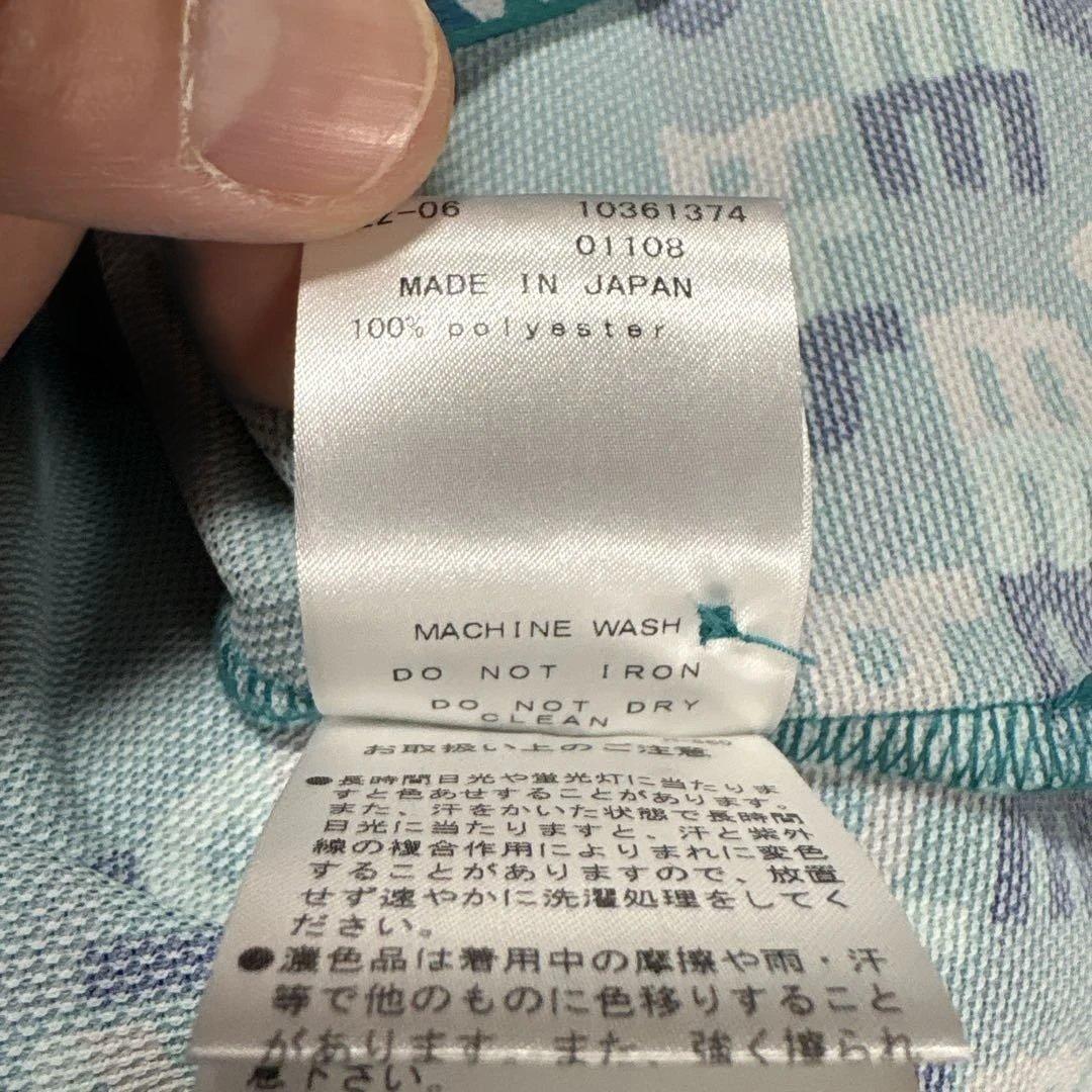 【日本製】PEARLY GATES プリント柄シャツ サイズ6