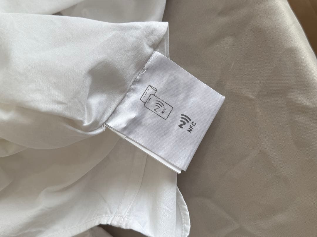 23年製 miu miu ミュウミュウ ポプリンシャツ ホワイト 白