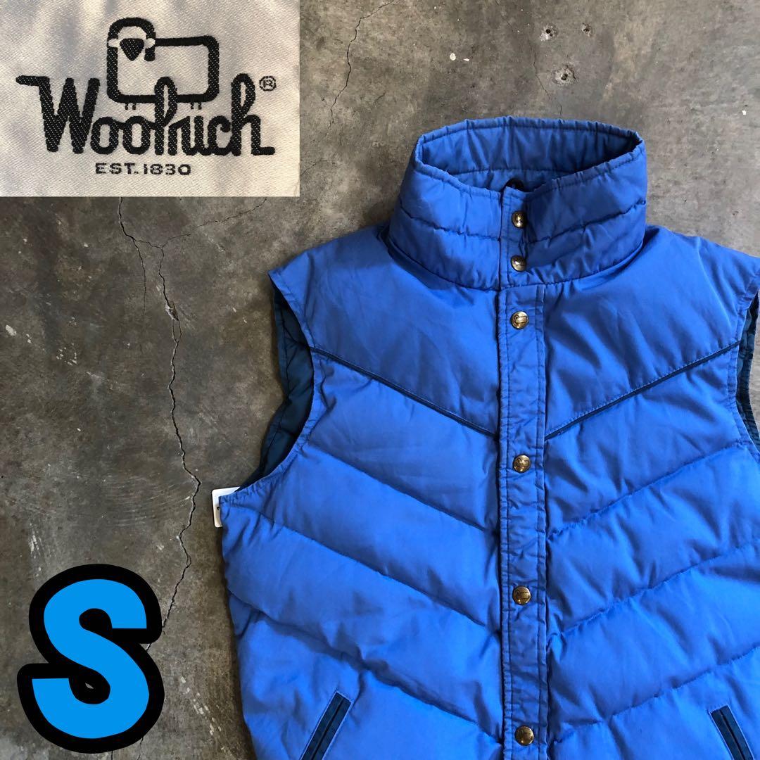 8T7280 WOOLRICH キルティングベスト　USA製　アウトドア　古着