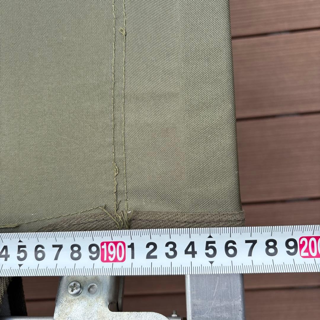 ミリタリー　オリーブグリーン 折りたたみベッド キャンバス　0302o315