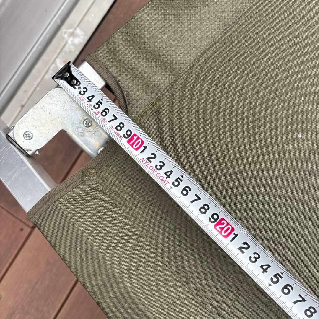 ミリタリー　オリーブグリーン 折りたたみベッド キャンバス　0302o315