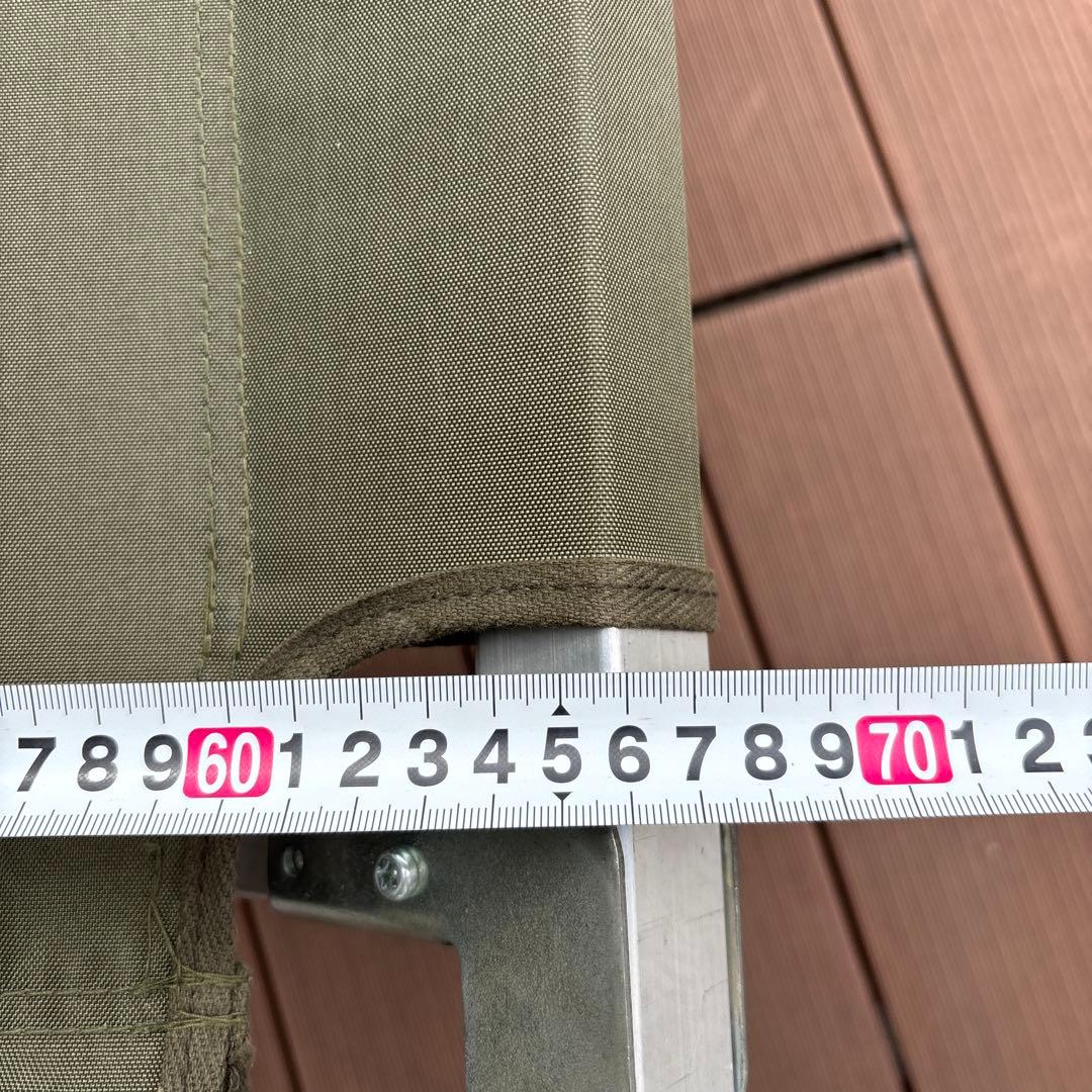 ミリタリー　オリーブグリーン 折りたたみベッド キャンバス　0302o315