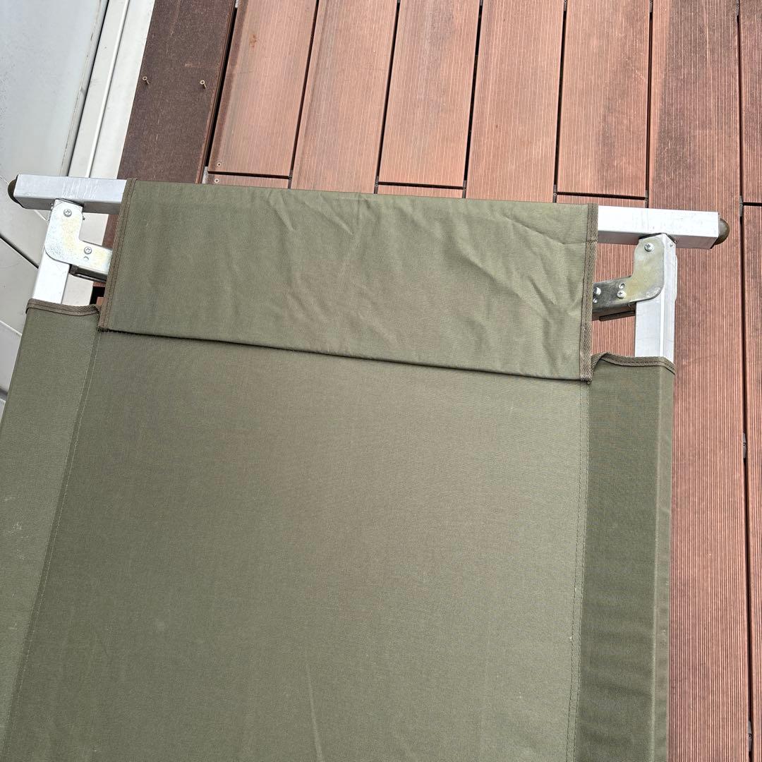 ミリタリー　オリーブグリーン 折りたたみベッド キャンバス　0302o315
