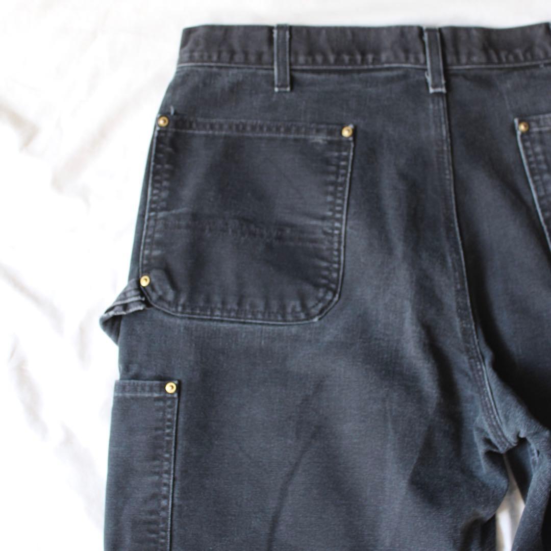 神サイズ•鬼雰囲気 Carhartt ダブルニー ペインターパンツ BLK us