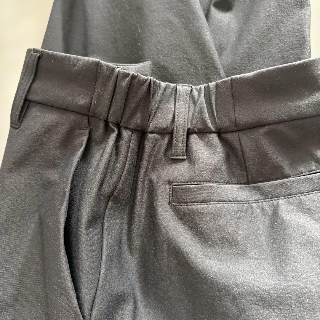 【未使用】DESCENTE♪ブラック サイドポケットパンツ S