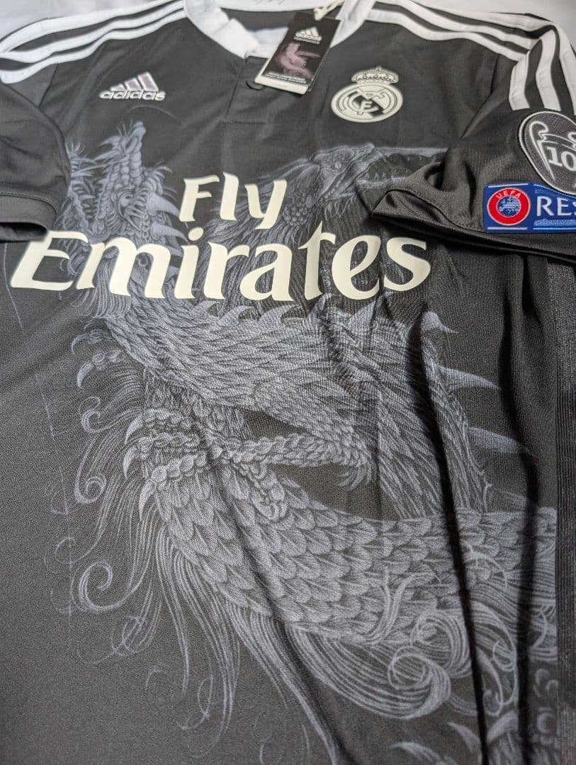 当時物の新品タグ付き！カリム・ベンゼマ/レアル・マドリード /14-15/3rd