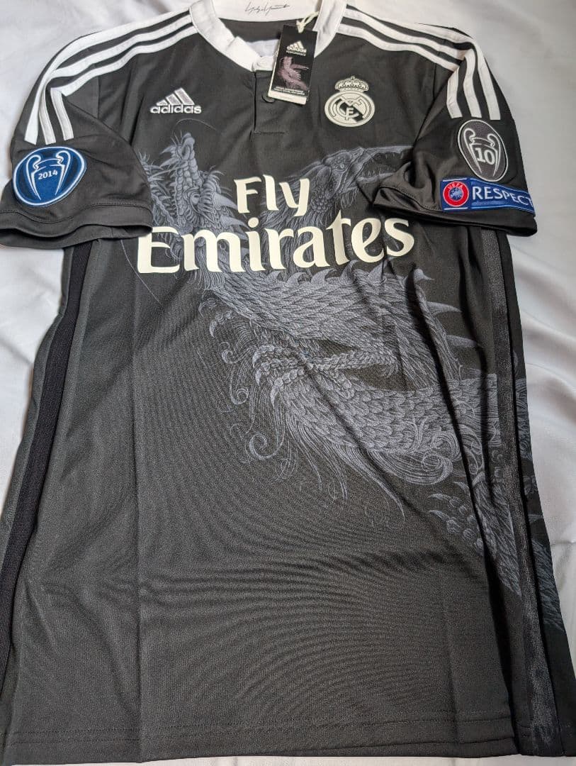 当時物の新品タグ付き！カリム・ベンゼマ/レアル・マドリード /14-15/3rd