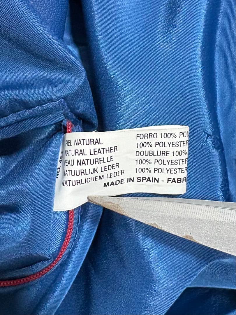 ジャケット・アウター TORRAS real leather jacket blue Spain 52