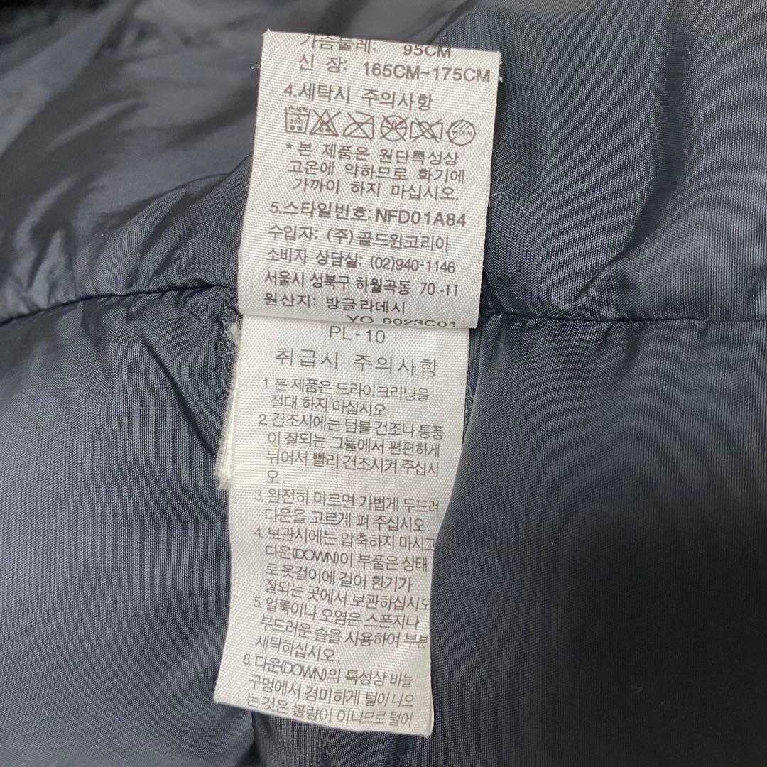 美品 ノースフェイス ダウンベスト 黒 XL(日本Mサイズ相当) 700