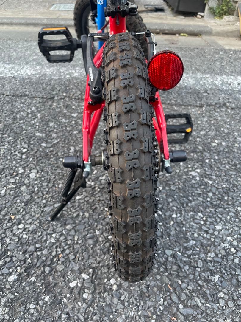 14インチ ヨツバサイクル 赤 子ども用自転車