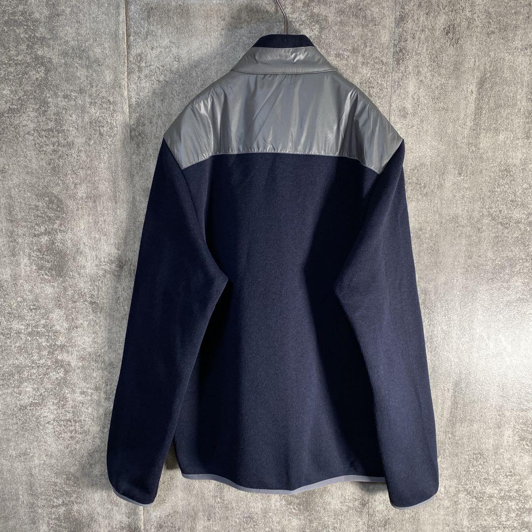 Callaway　南極ワッペン　ニット×ナイロン切替　ハイブリッドジャケット　L