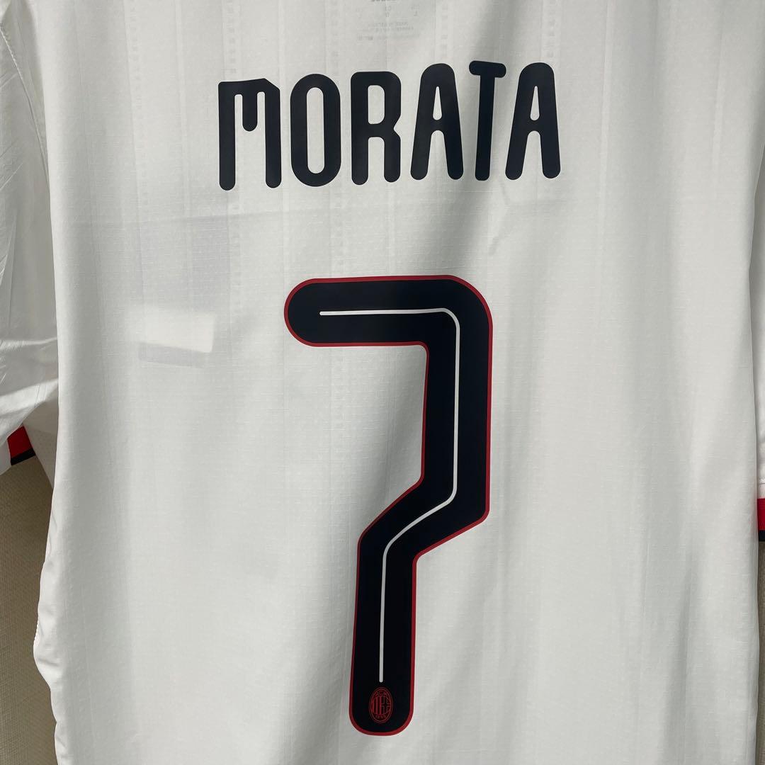 正規品　チャンピオンズリーグフルパッチ仕様　ACミラン モラタ 7番 シャツ