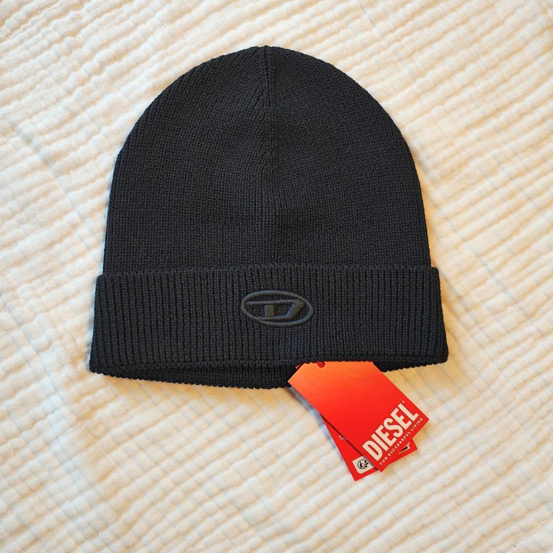 SALE★新品★ DIESEL ニット帽 ブラック