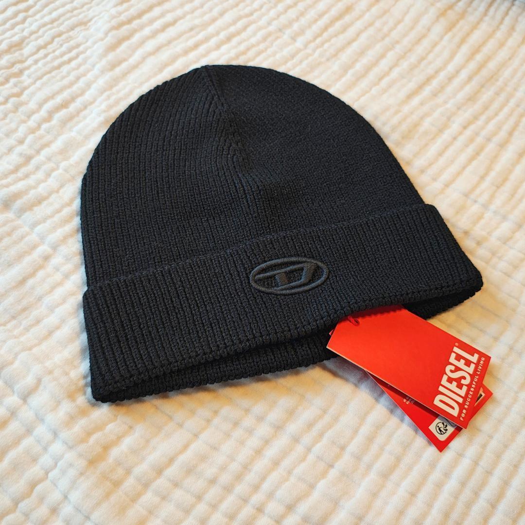 SALE★新品★ DIESEL ニット帽 ブラック