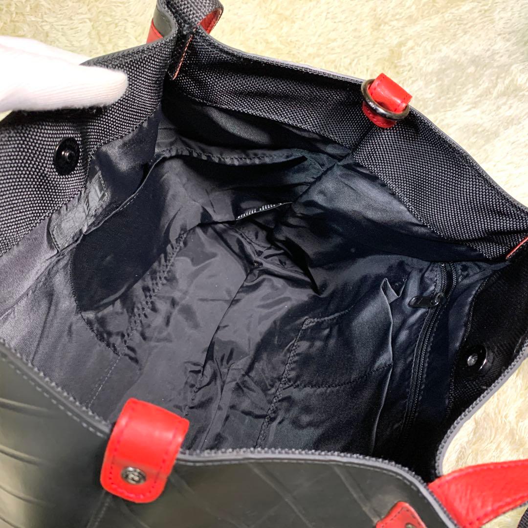 鍋味噌！シール SEAL トートバッグ ショルダーバッグ タイヤチューブ素