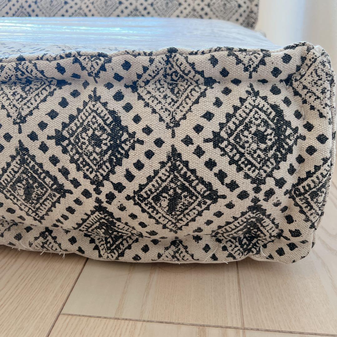 フィエルテ　T型　ソファ　正方形　西海岸風　　ローソファ　WTW風