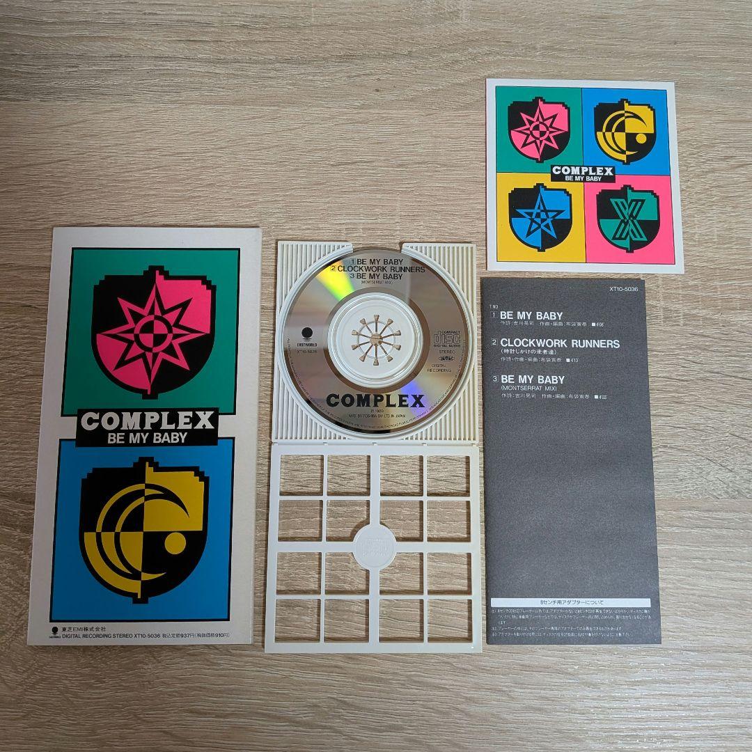 COMPLEX 帯付アルバムCD 3枚 シングルCD2枚セット