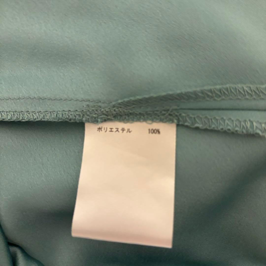 Diagram／グレースコンチネンタルレース切替ワンピースグリーン36上品 美品