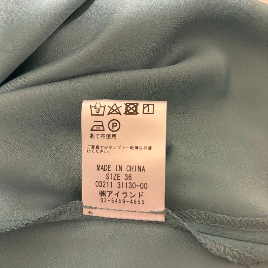 Diagram／グレースコンチネンタルレース切替ワンピースグリーン36上品 美品