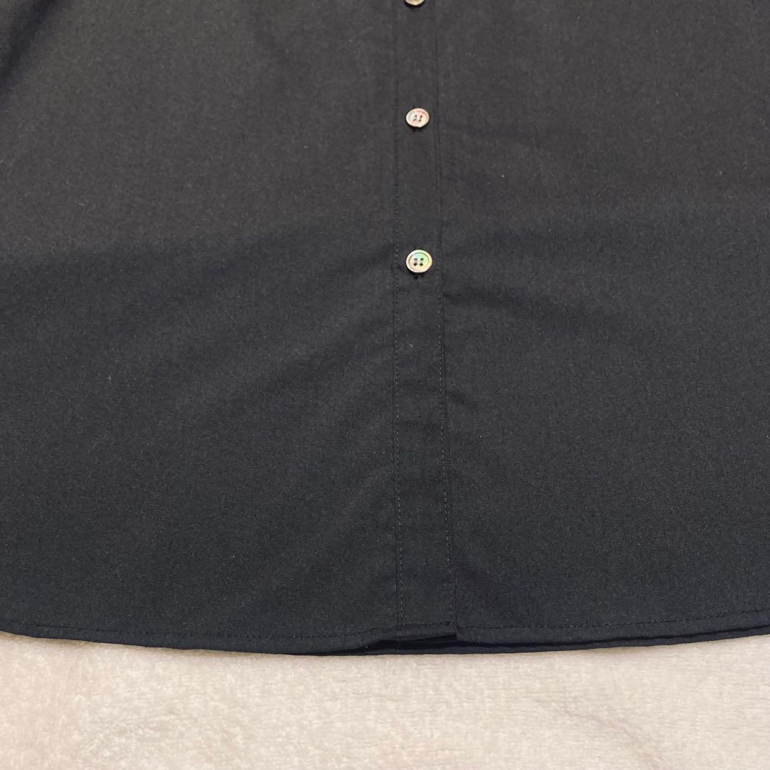 【美品】　ラウンジドレス　Loungedress フリルブラウス　バンドカラー