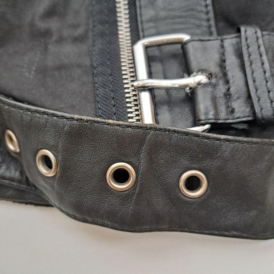 Hein Gericke ヴィンテージ レザーライダースジャケット 切替デザイン