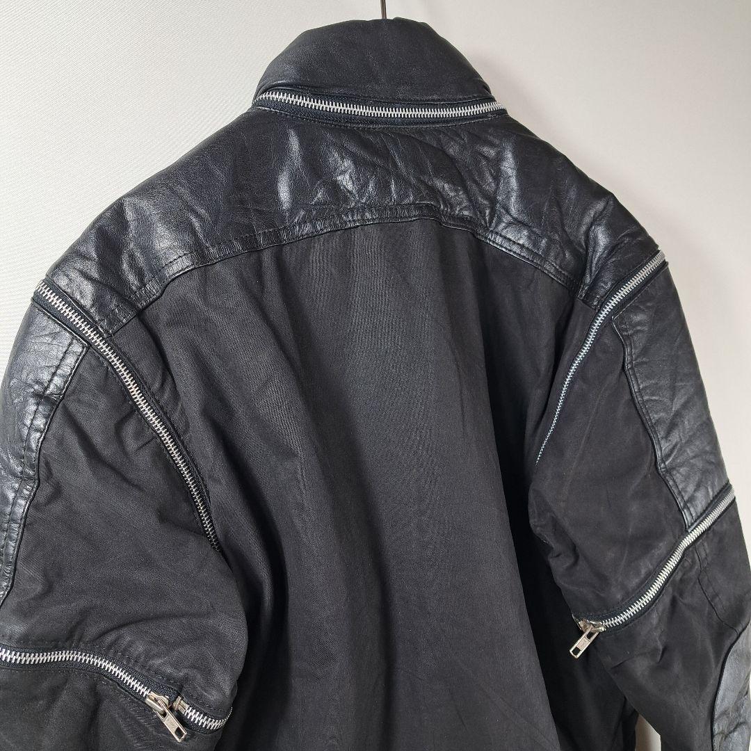 Hein Gericke ヴィンテージ レザーライダースジャケット 切替デザイン