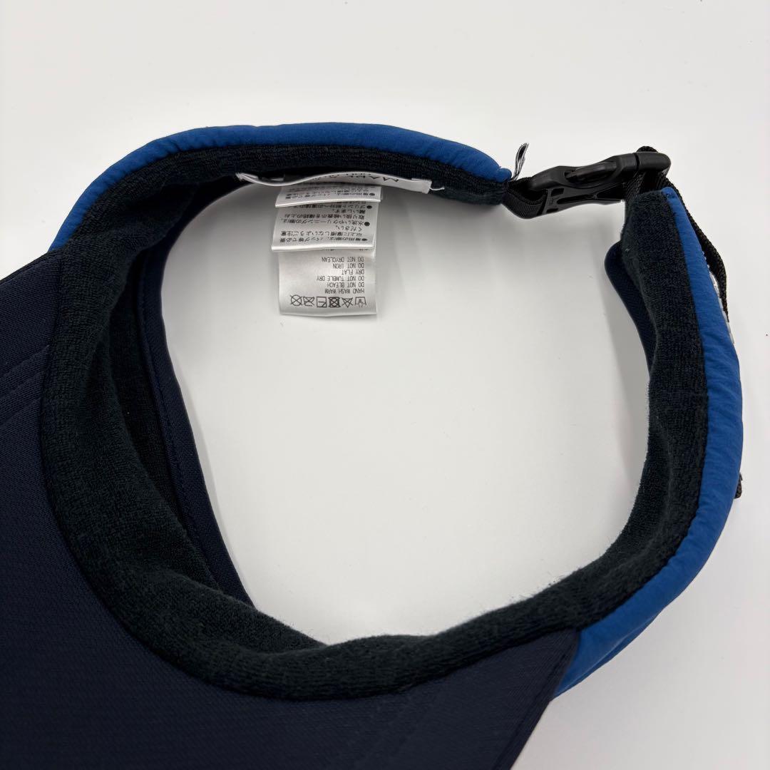 【マーク＆ロナ】MARK&LONA サンバイザー ゴルフ スカル ロゴ 帽子