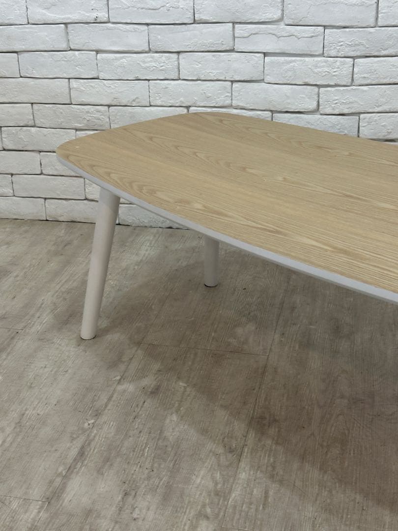 ⭐️【全国送料無料】コーヒーテーブル　センター　リビング　折りたたみ　シャビー　机