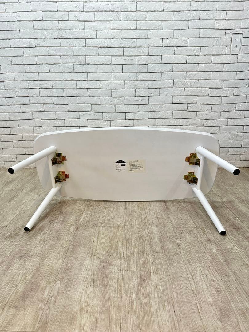 ⭐️【全国送料無料】コーヒーテーブル　センター　リビング　折りたたみ　シャビー　机