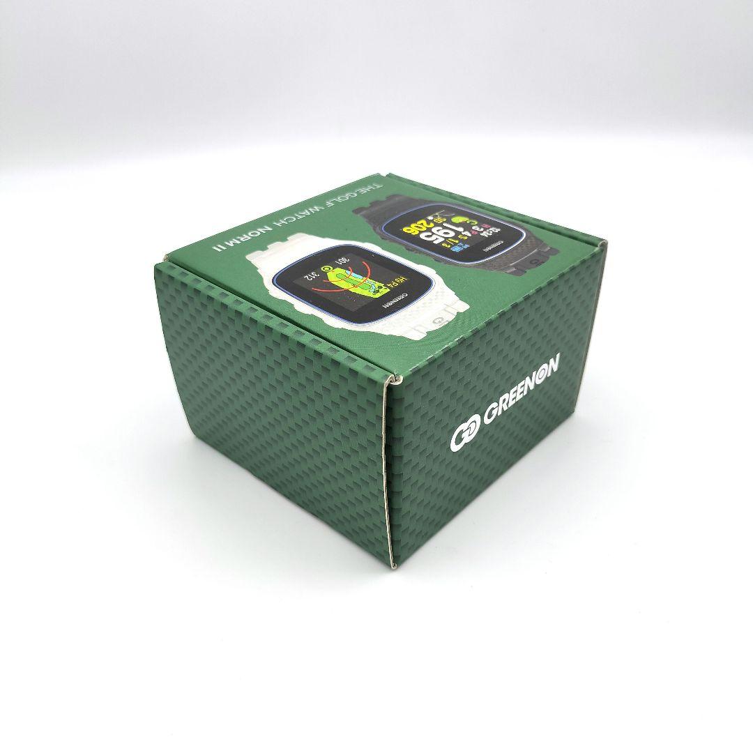 グリーンオン ザ・ゴルフウォッチ ノルムII　ブラック