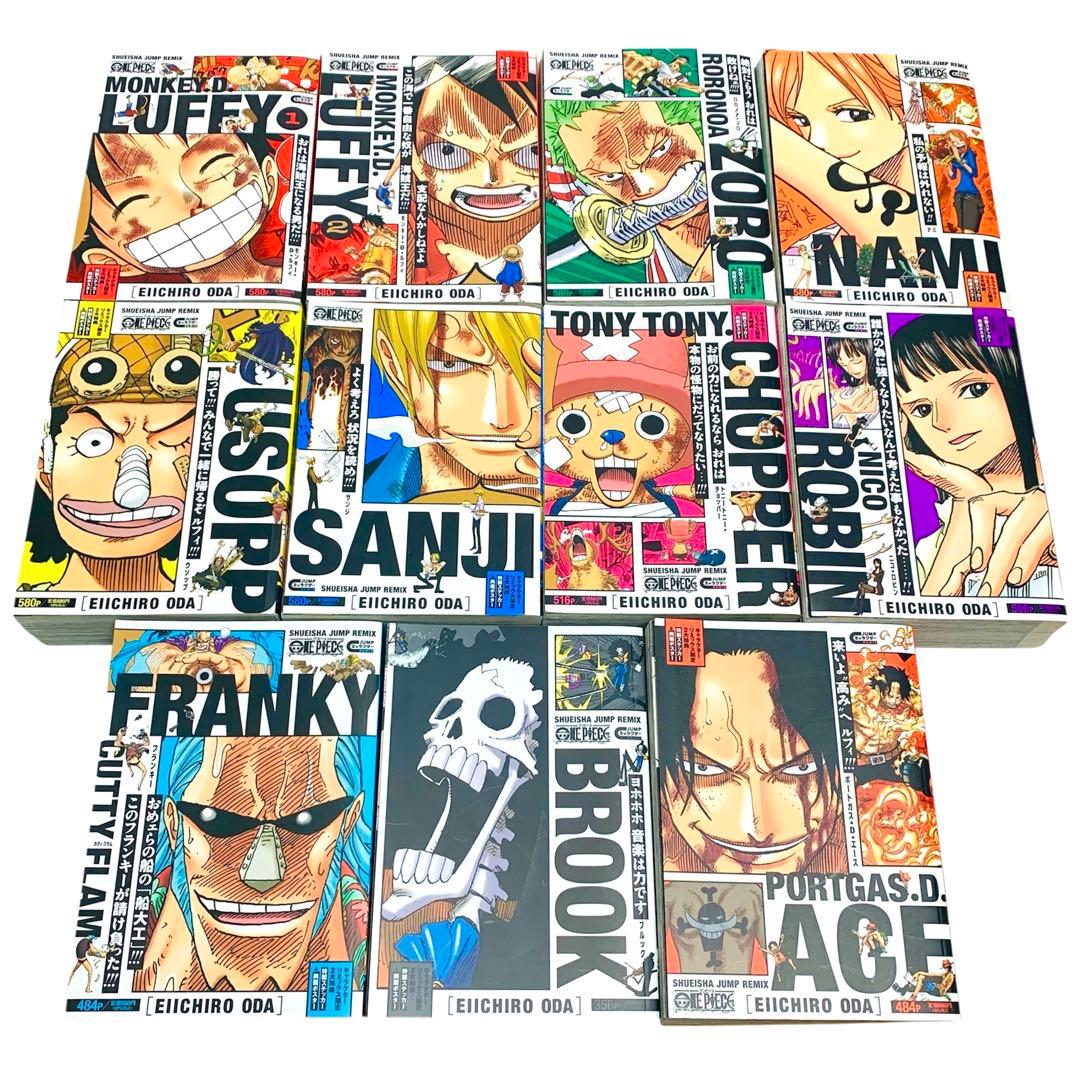 ONE PIECE ワンピース 尾田栄一郎 初版 キャラクターREMIX11冊