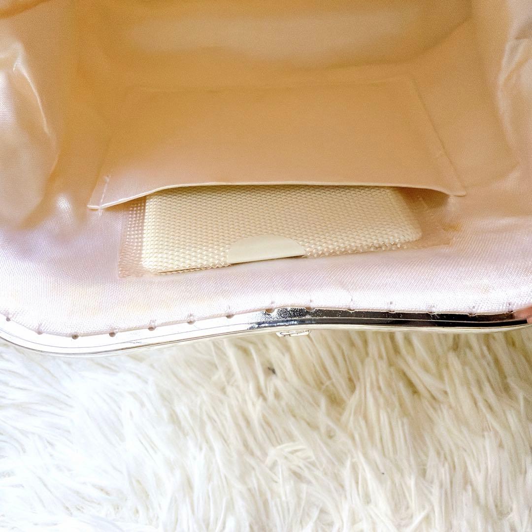 希少デザイン✨ヴィンテージ 総ビーズバッグ 鏡付き オーロラ刺繍 レトロ