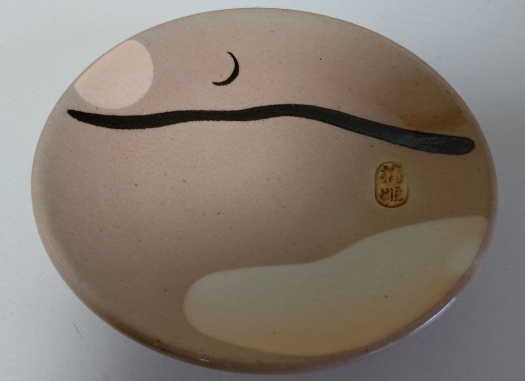 朝日焼 源氏物語 宇治十帖 銘々皿 5枚 遠州七窯 木製共箱