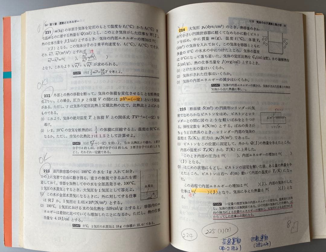 1981年刊 新体系物理I・II 問題集 教学社編集部編