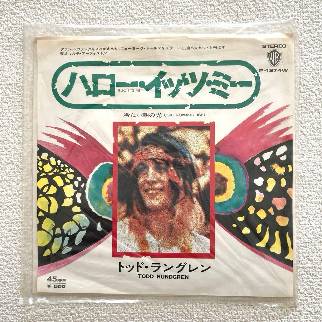 トッド•ラングレン　ハロー•イッツ•ミー　7㌅レコード
