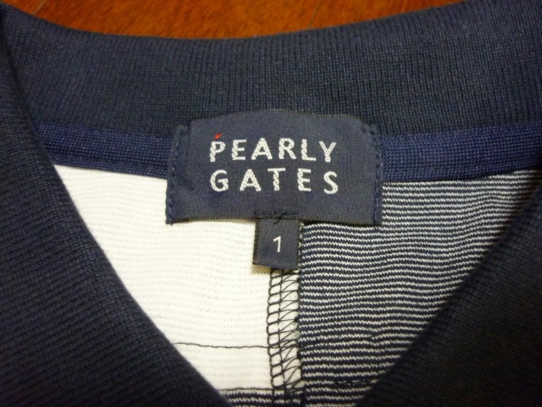 PEARLY GATESパーリーゲイツ★半袖ワンピース★切替ボーダー★サイズ１