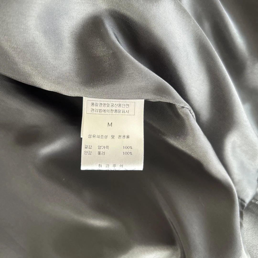 【新品未使用】 ANDROS ブラック レザージャケット ラムスキン