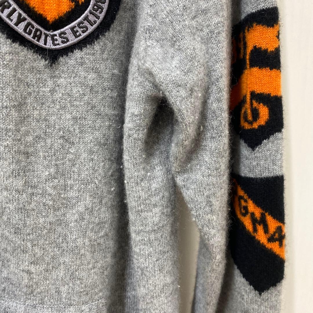 メル69853 　PEARLY GATES カシミヤニットジップパーカー