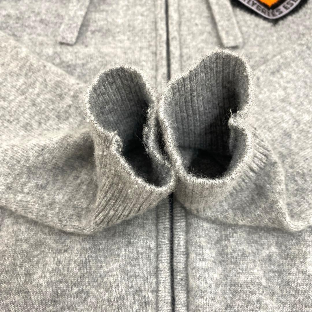 メル69853 　PEARLY GATES カシミヤニットジップパーカー