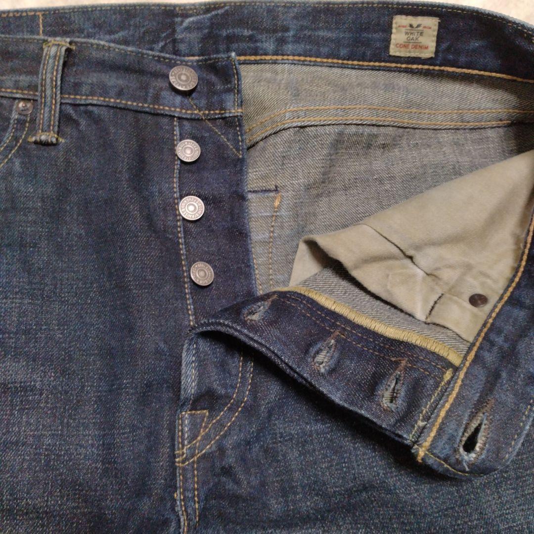 Levi's 501 CT 赤耳 WHITE OAK ストレートデニム W33