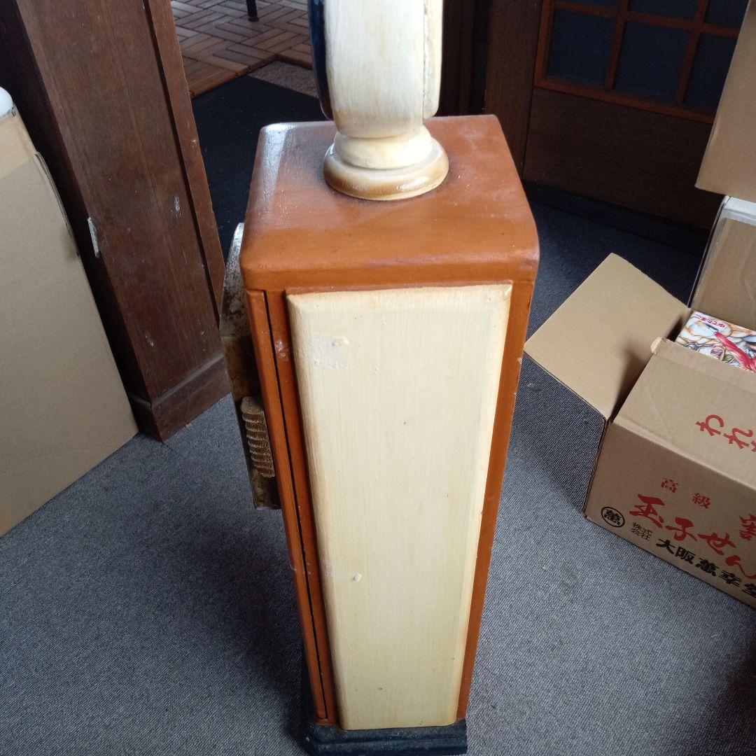 76 ガソリンスタンド型置物　収納たっぷり　インテリア　激レア