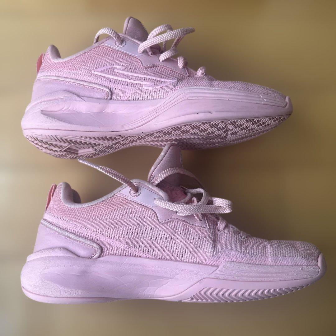 ECOZARU ピンク バスケットシューズ　RIKU1