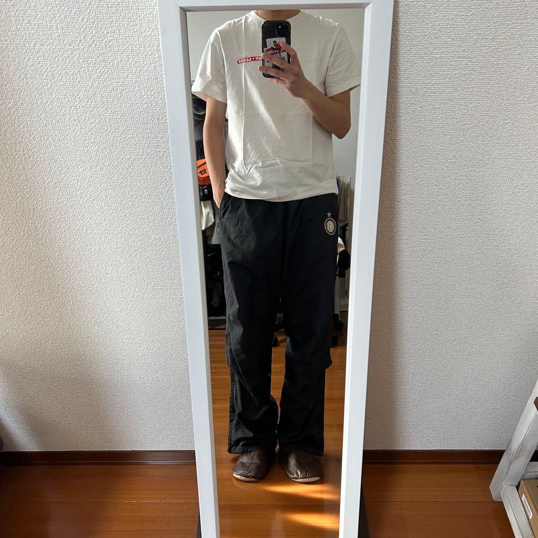 【着画あり】インテル NIKE ナイロンパンツ Lサイズ
