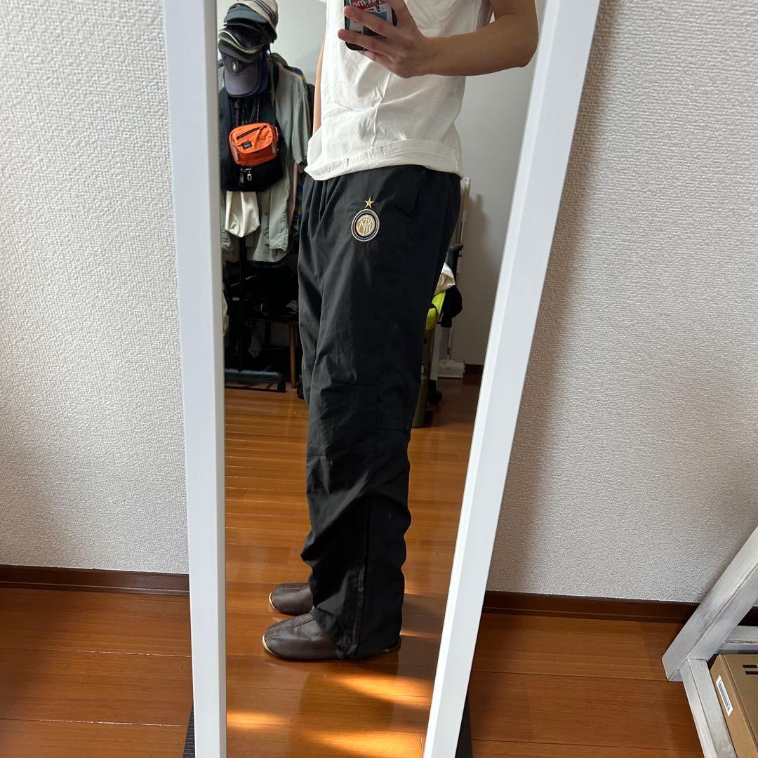 【着画あり】インテル NIKE ナイロンパンツ Lサイズ