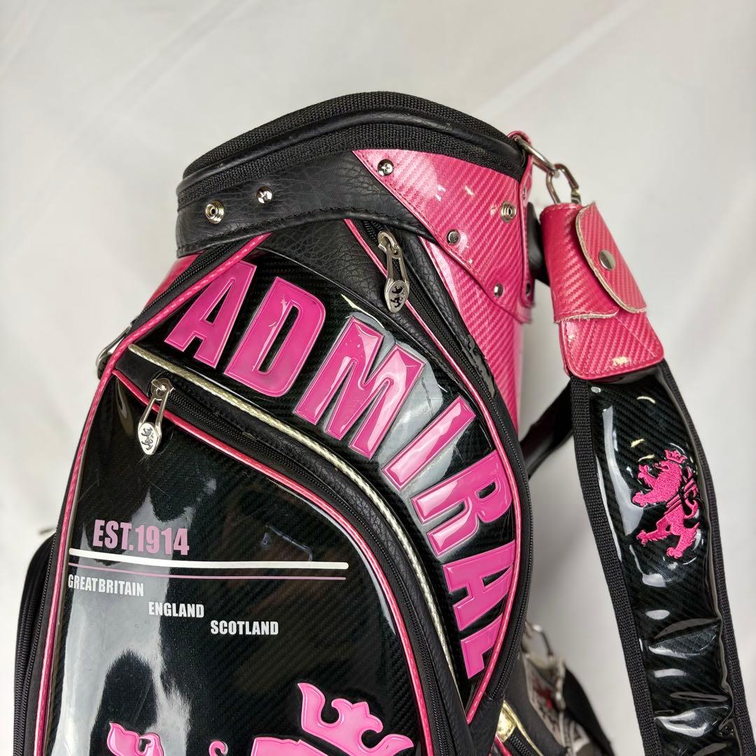 ADMIRAL アドミラル ゴルフバッグ キャディバッグ 5分割