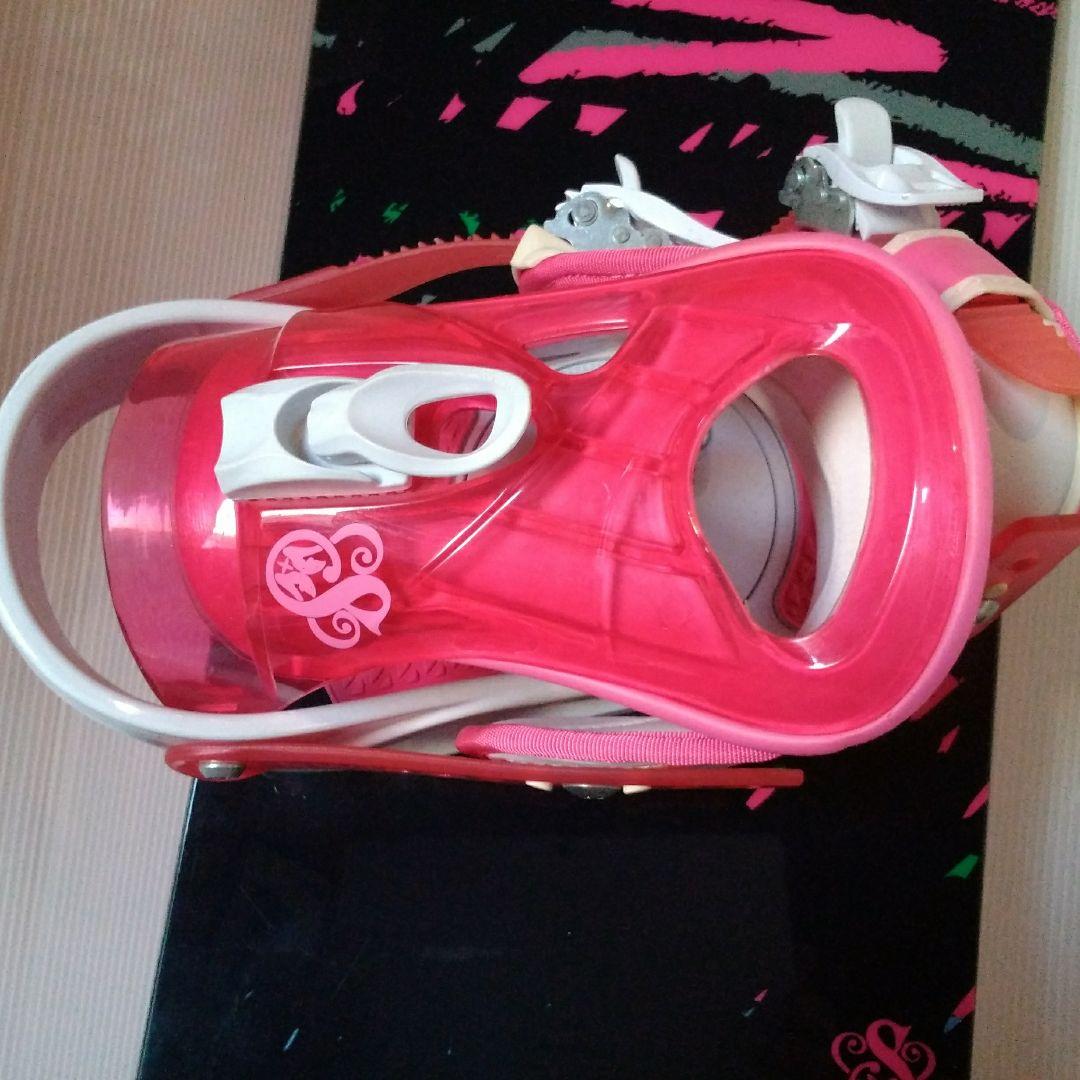 レディーススノーボード、バインディング、ブーツセット・3点